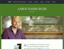 Tablet Screenshot of aaronhamburger.com